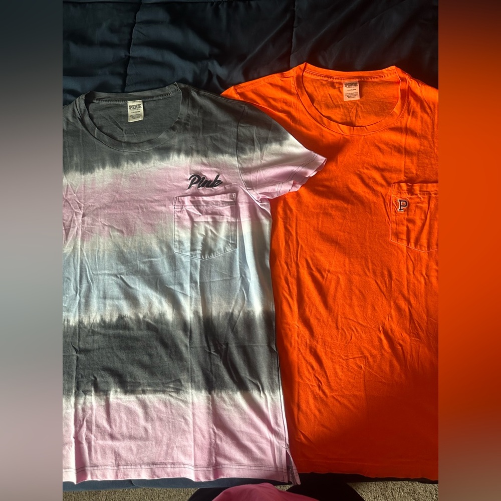 Set of two Pink Campus Tees